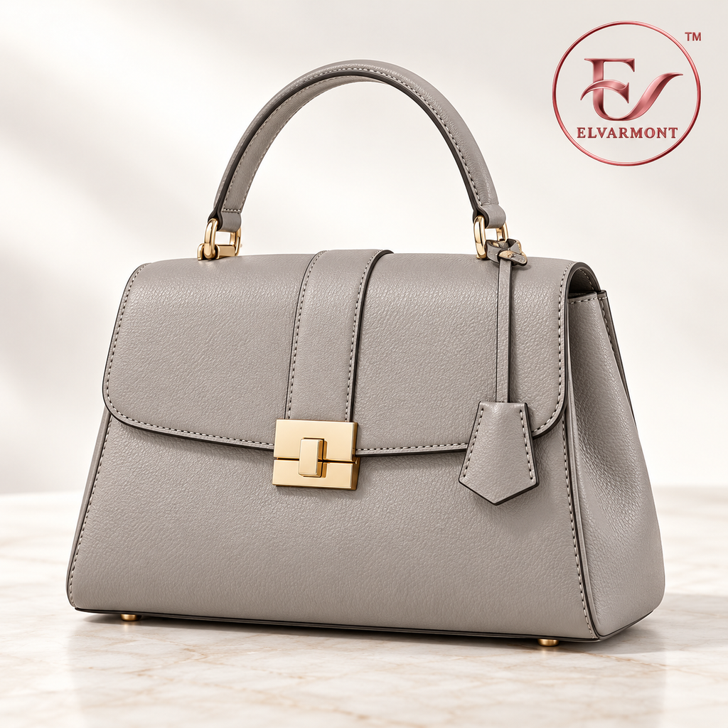 Elvarmont™ Eleanor Stone Gray Satchel
