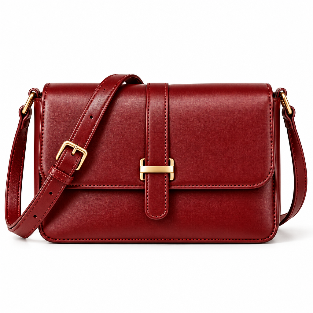 Elvarmont™ Isabella Burgundy Crossbody Bag