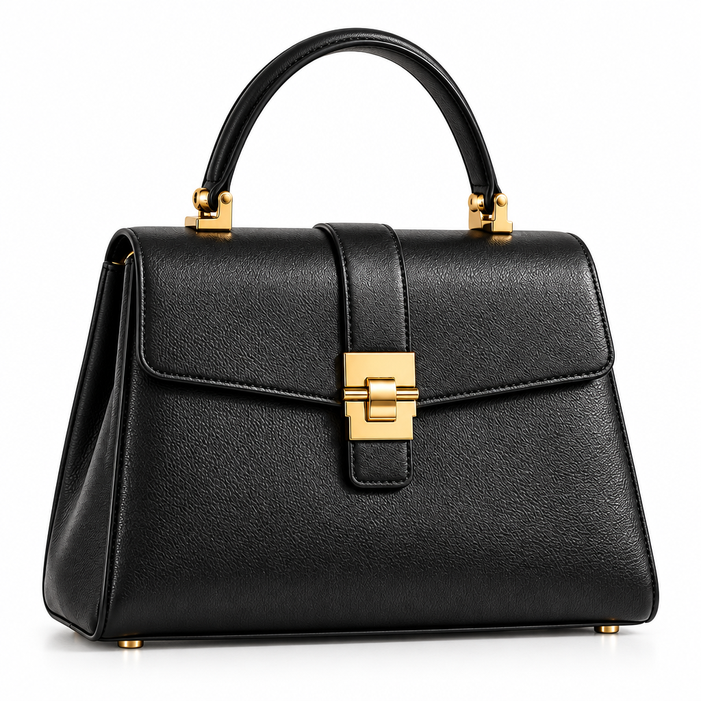 Elvarmont™ Sophia Black Lock Satchel product view