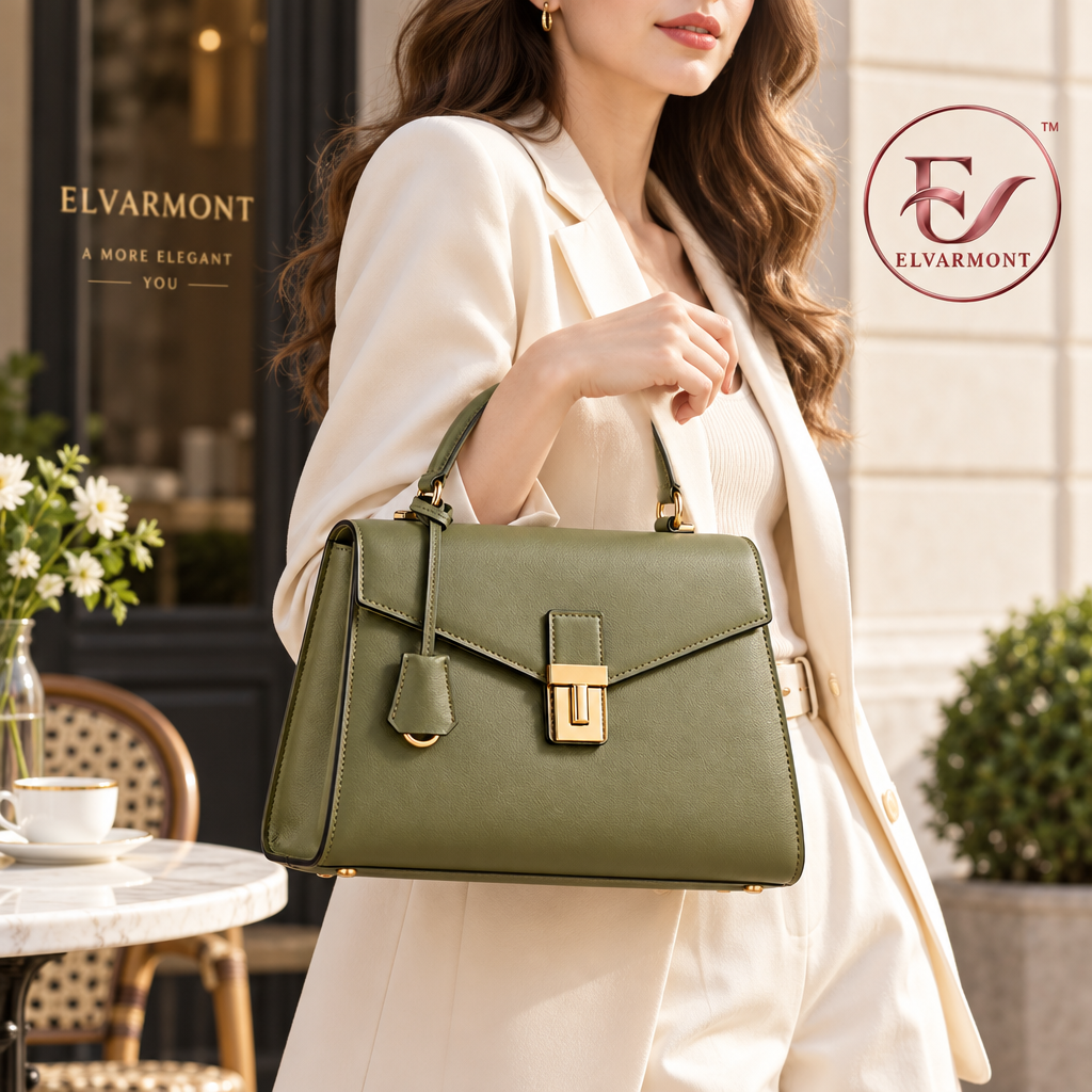 Elvarmont™ Grace Olive Structured Satchel